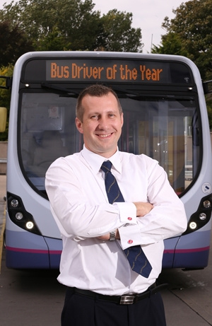 First Aberdeen Bus Driver of the Year Adam Ksiazek